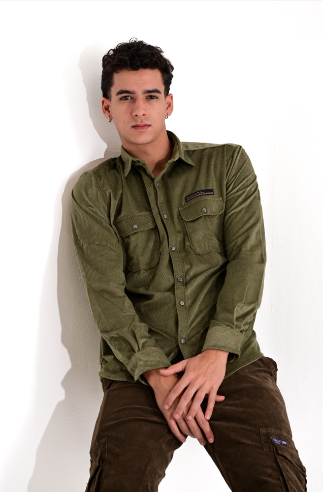 Corduroy Shirt - Green