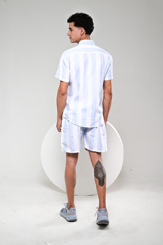 Striper Co-ord set - Blue