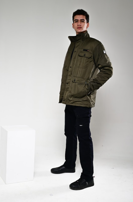 bomber jacker - olive