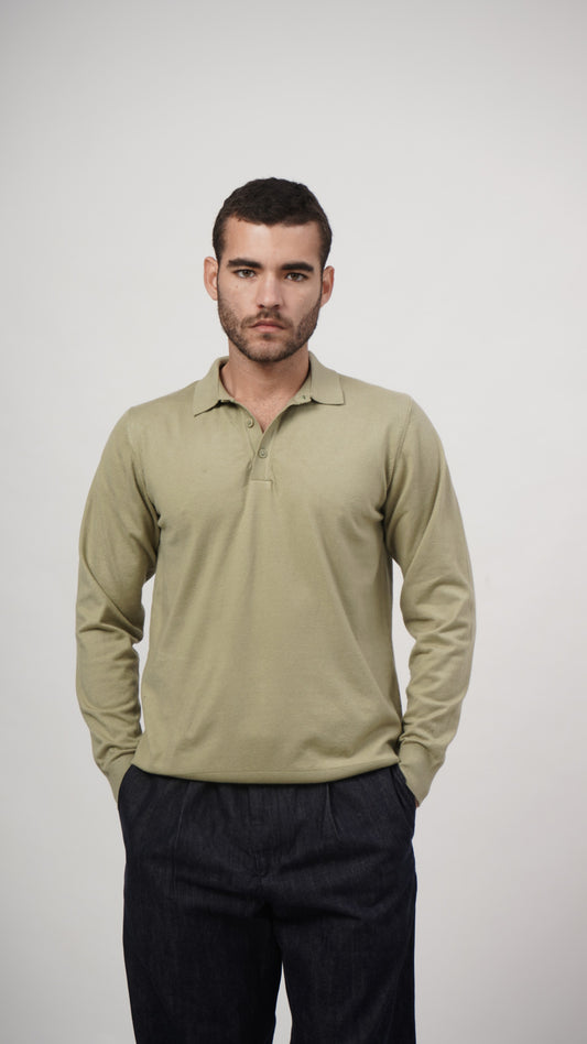Vislon Long Sleeve Tee - Mint Green