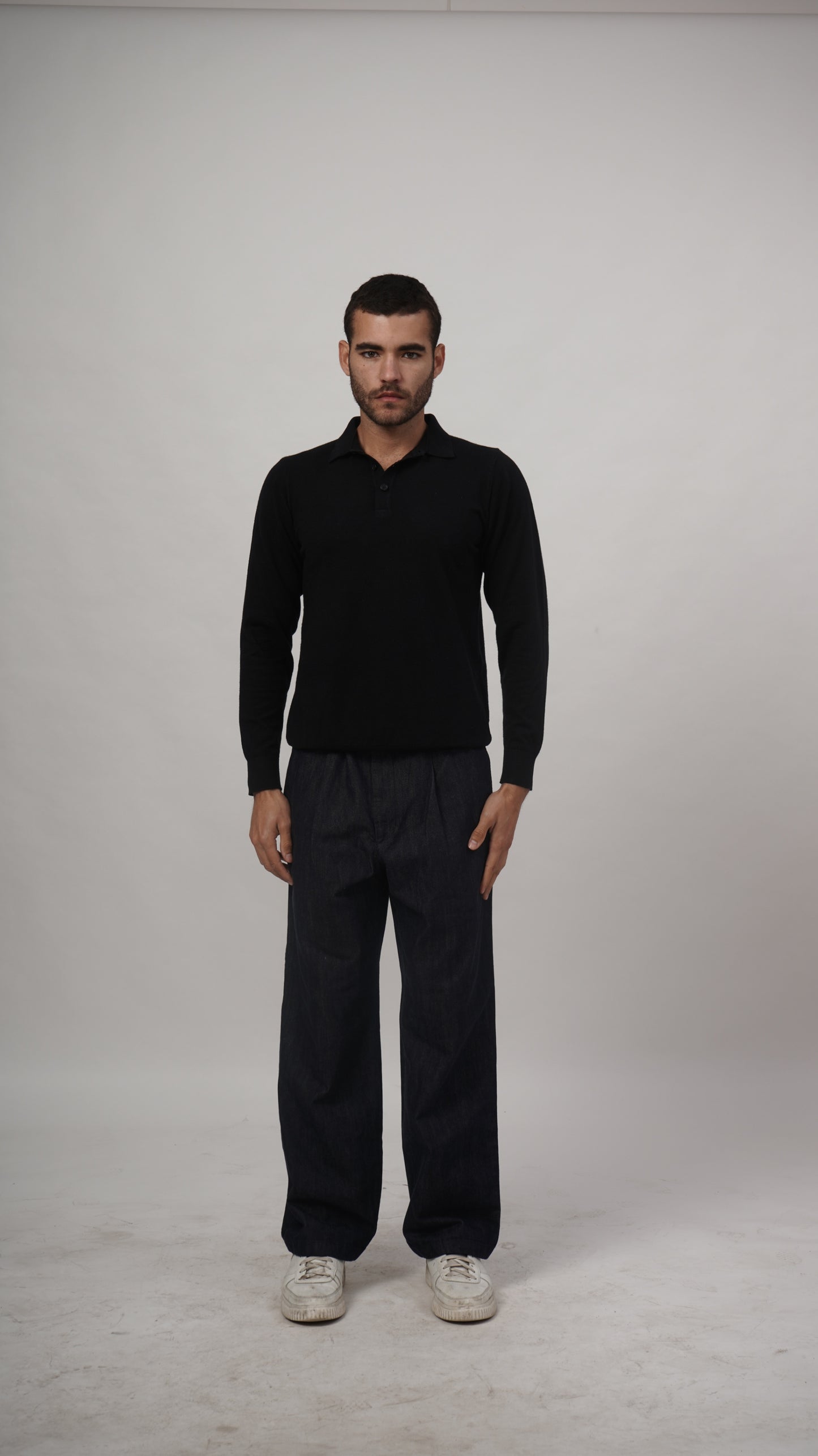 Vislon Long Sleeve Tee - Black