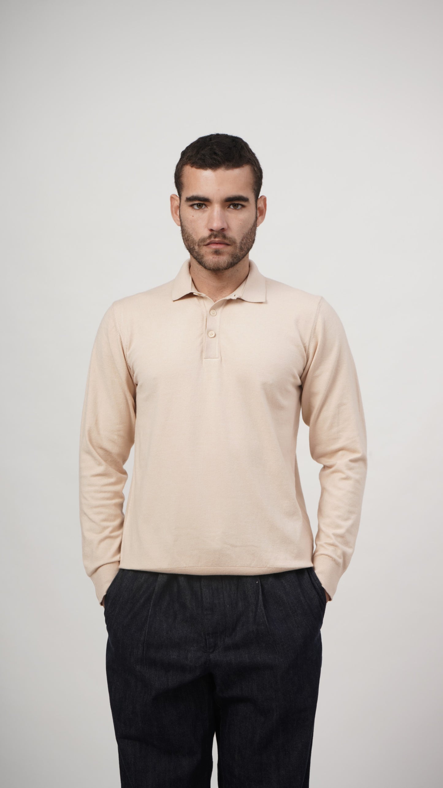 Vislon Long Sleeve Tee - Cream