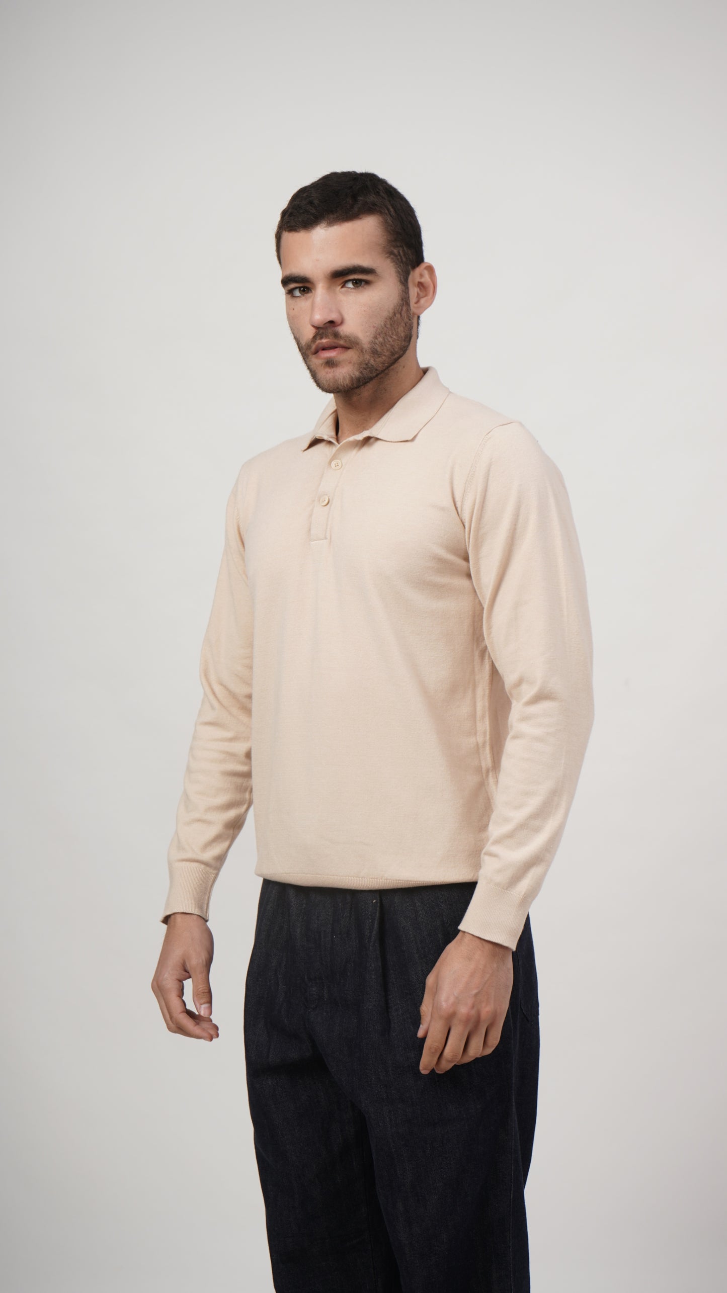 Vislon Long Sleeve Tee - Cream