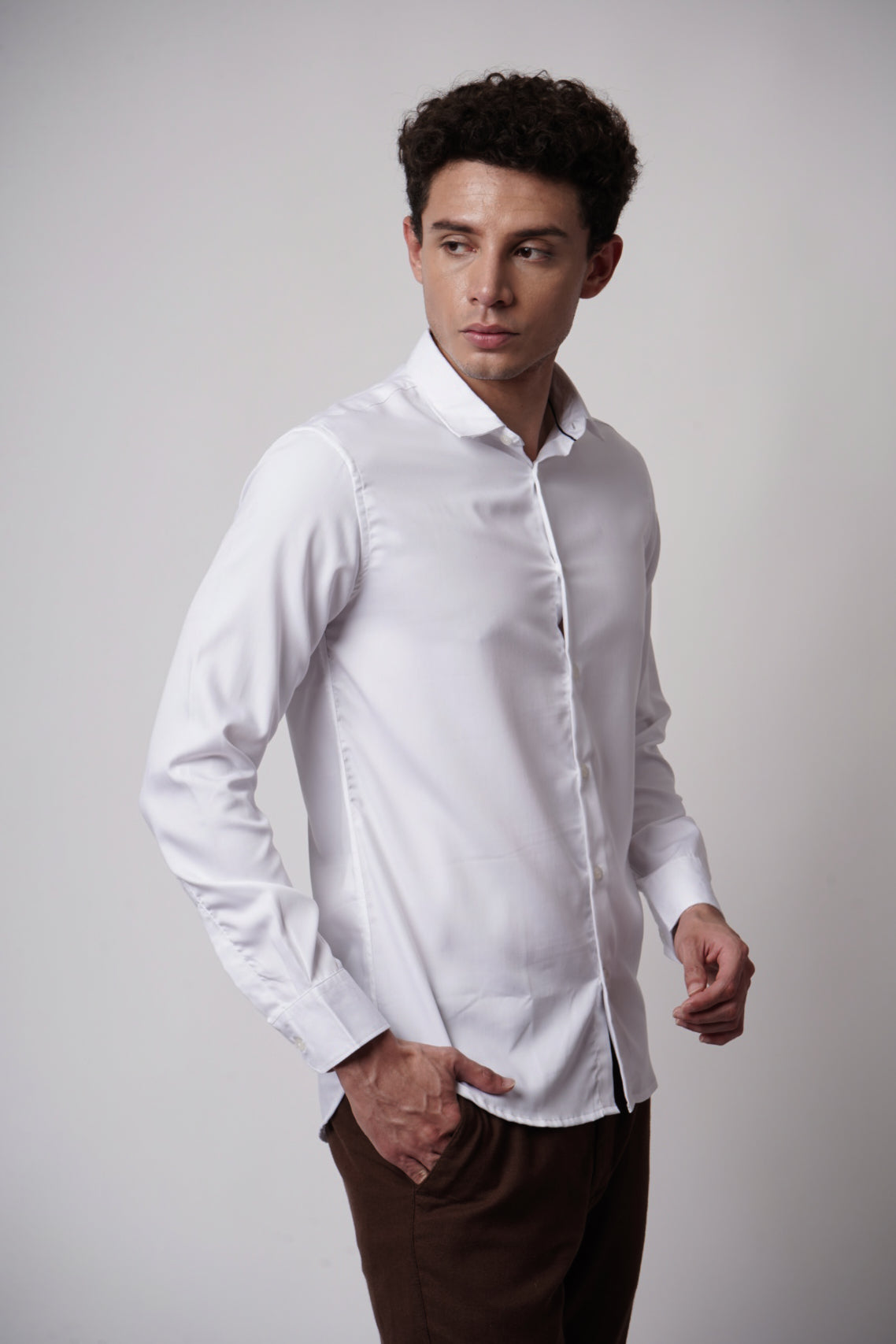 RELAXED SATIN SHIRT
