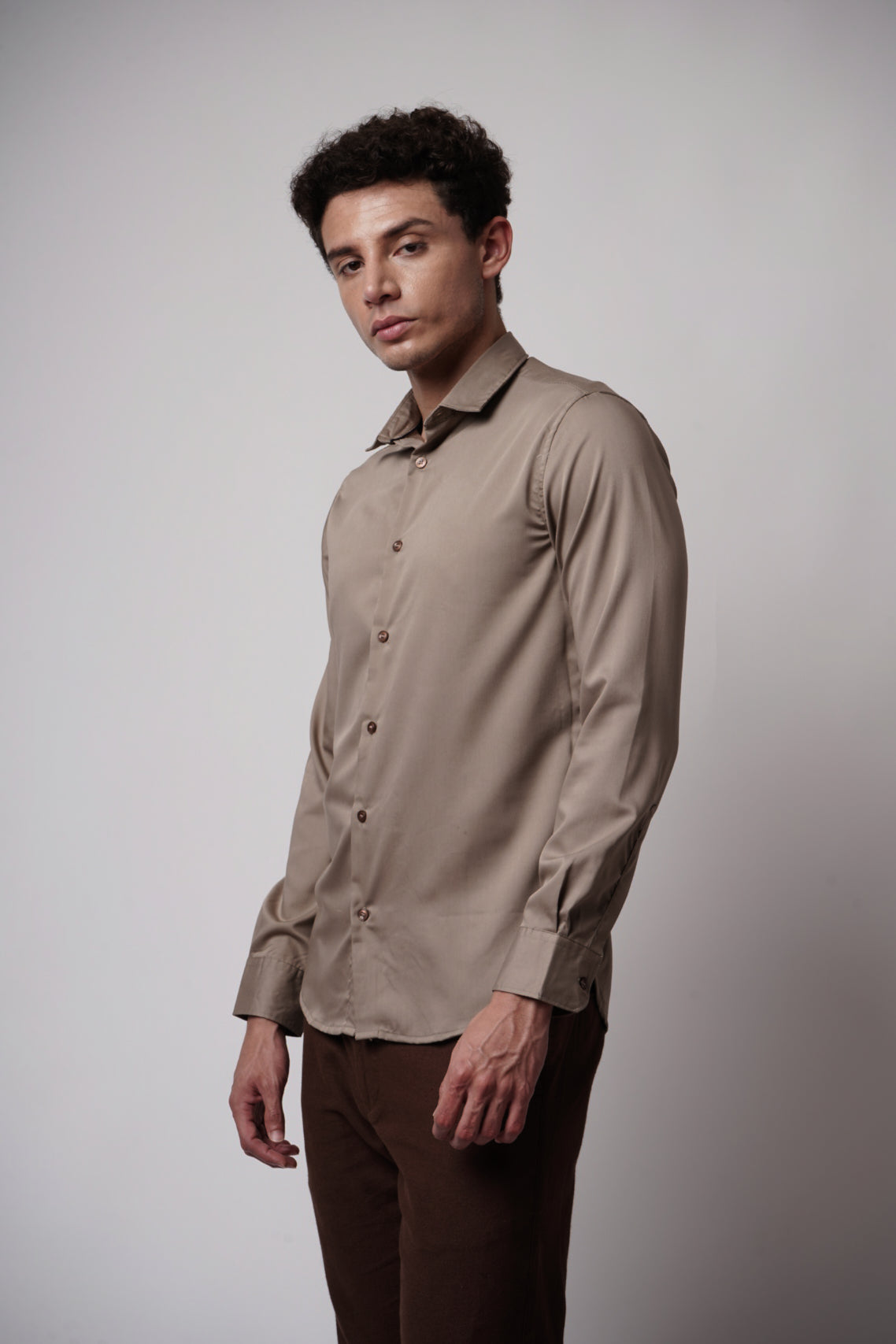 RELAXED SATIN SHIRT