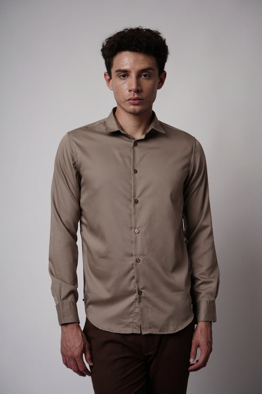 RELAXED SATIN SHIRT