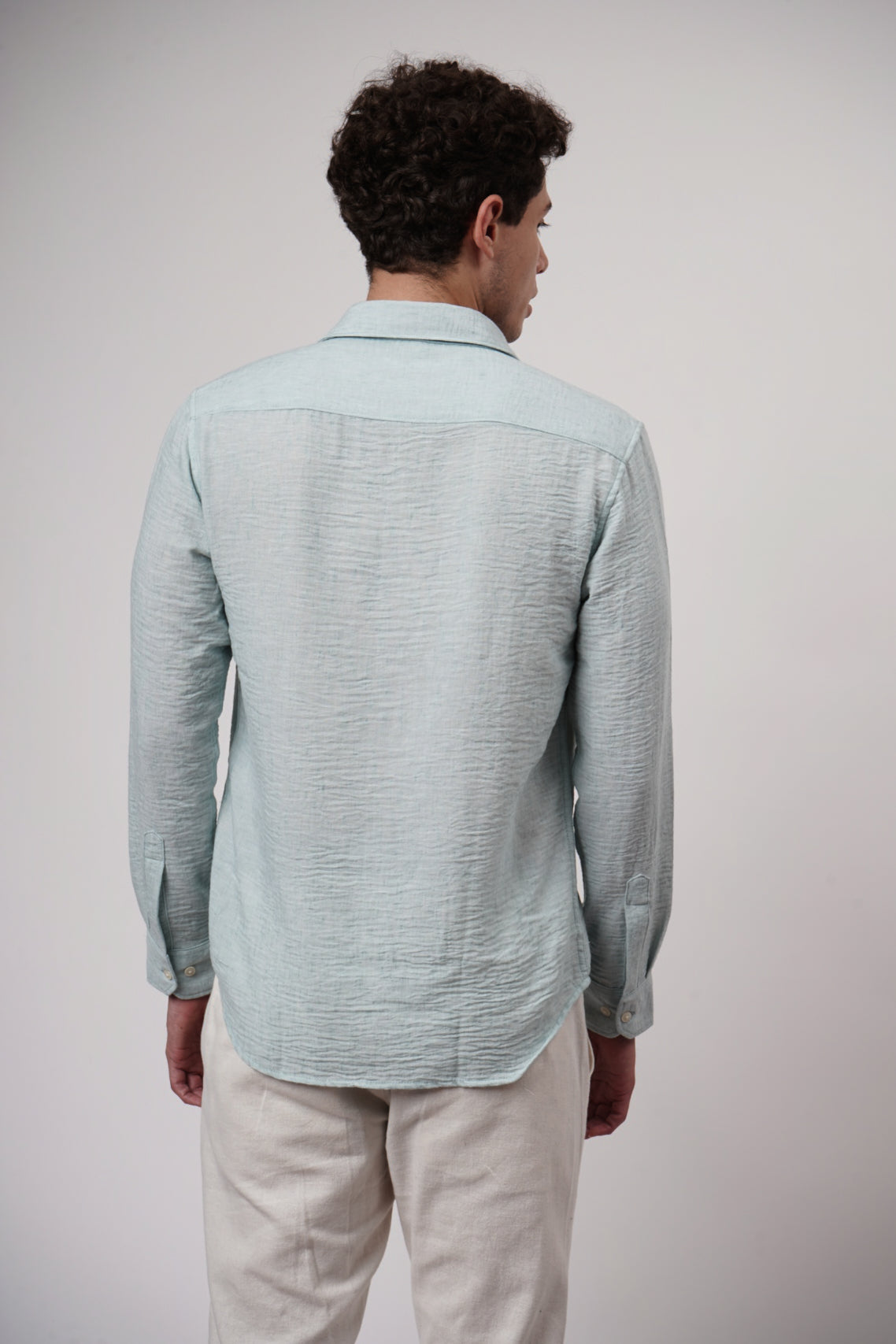 CRUSHED LINEN SHIRT