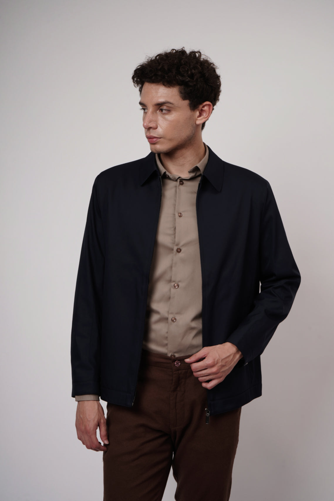 Navy Blue Casual Blazer