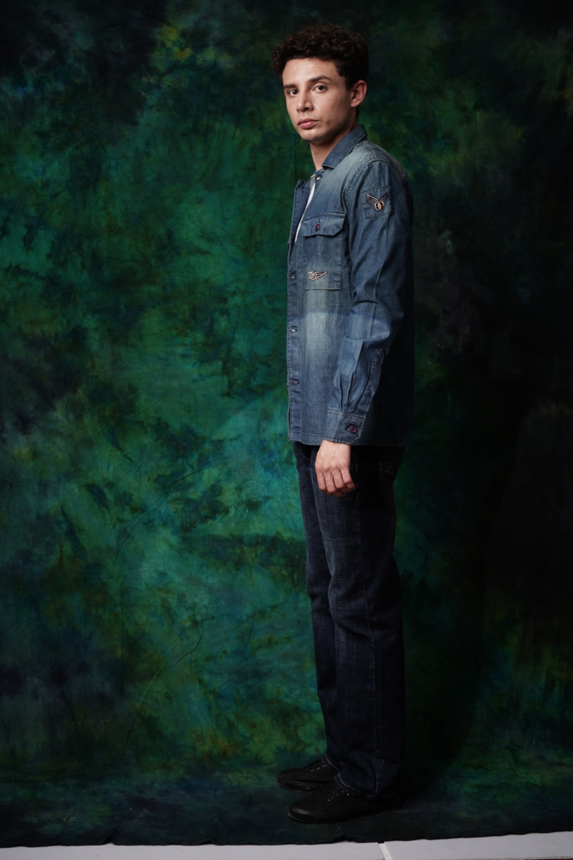 Blue Denim Utility Jacket