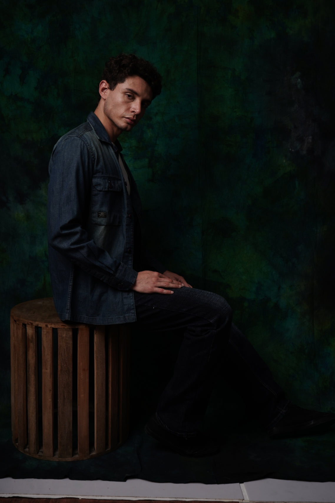 Blue Denim Utility Jacket