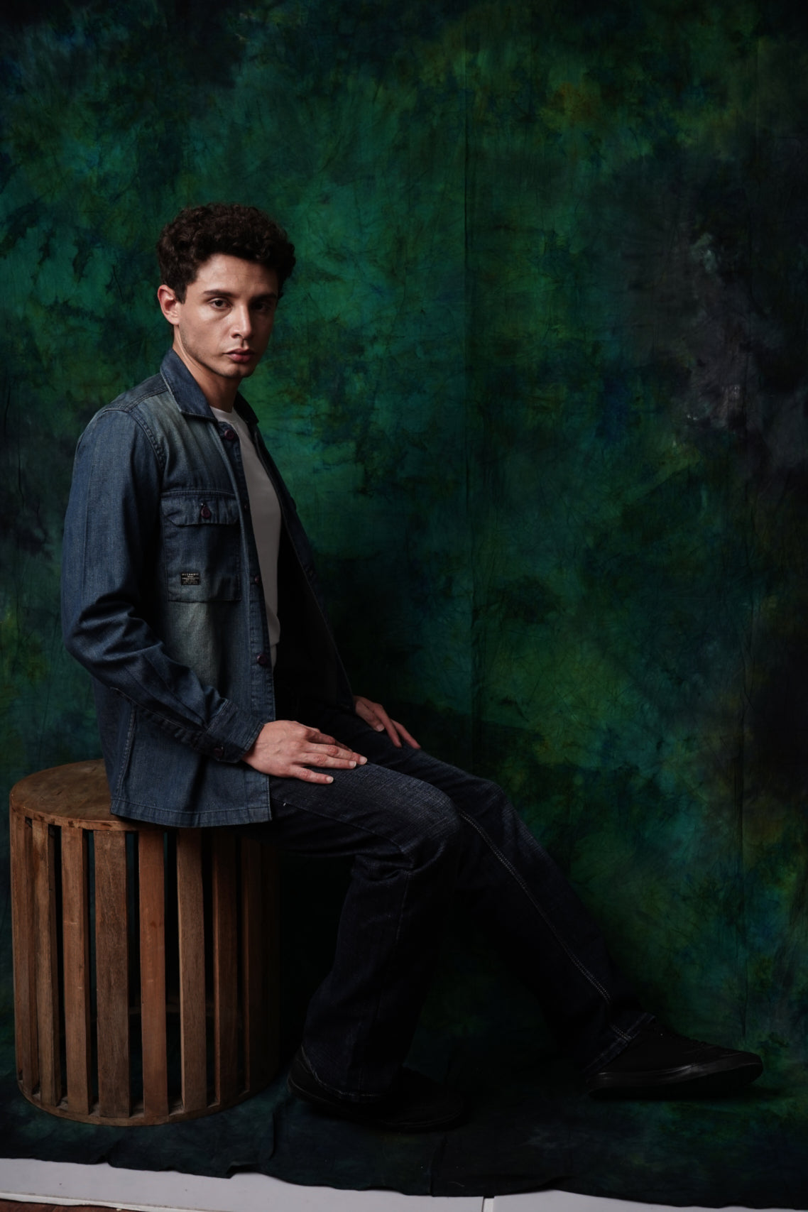 Blue Denim Utility Jacket